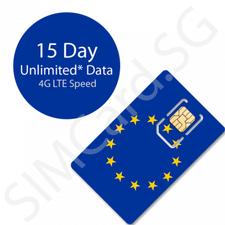 Day Europe Data Only Sim Card Simcard Sg